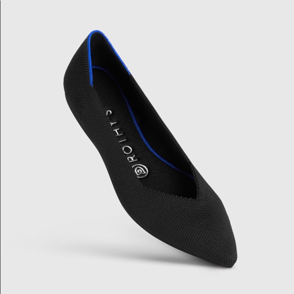 Rothy’s Black Solid Points size 8